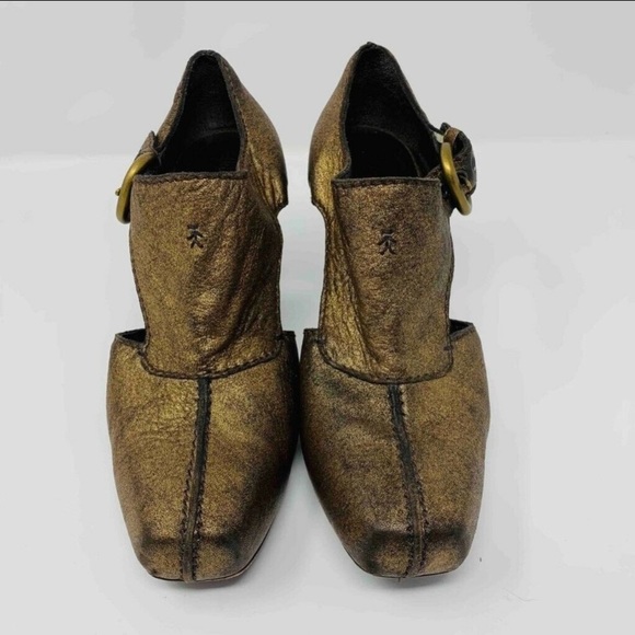 Henry Beguelin Boho Bootie Buckle Heels Sz 40/10 - Picture 2 of 8